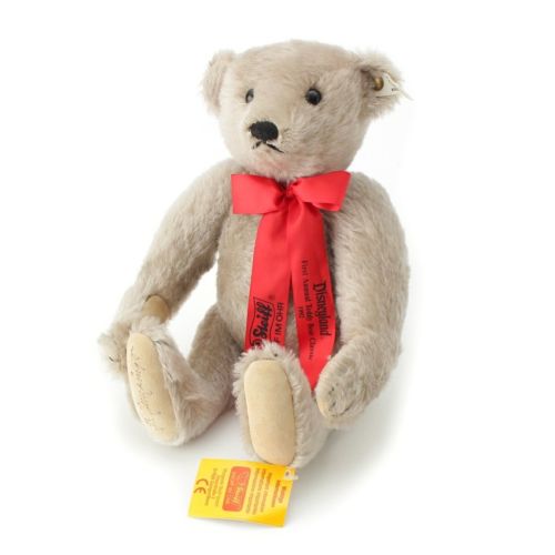 シュタイフ 1992年 WDW限定 ディズニー ファースト テディベア ユンギンガー直筆サイン入り おもちゃ・玩具 011986 ベージュ