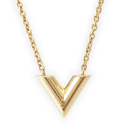 ルイヴィトン GP エッセンシャルV ネックレス アクセサリー M61083 ゴールド
