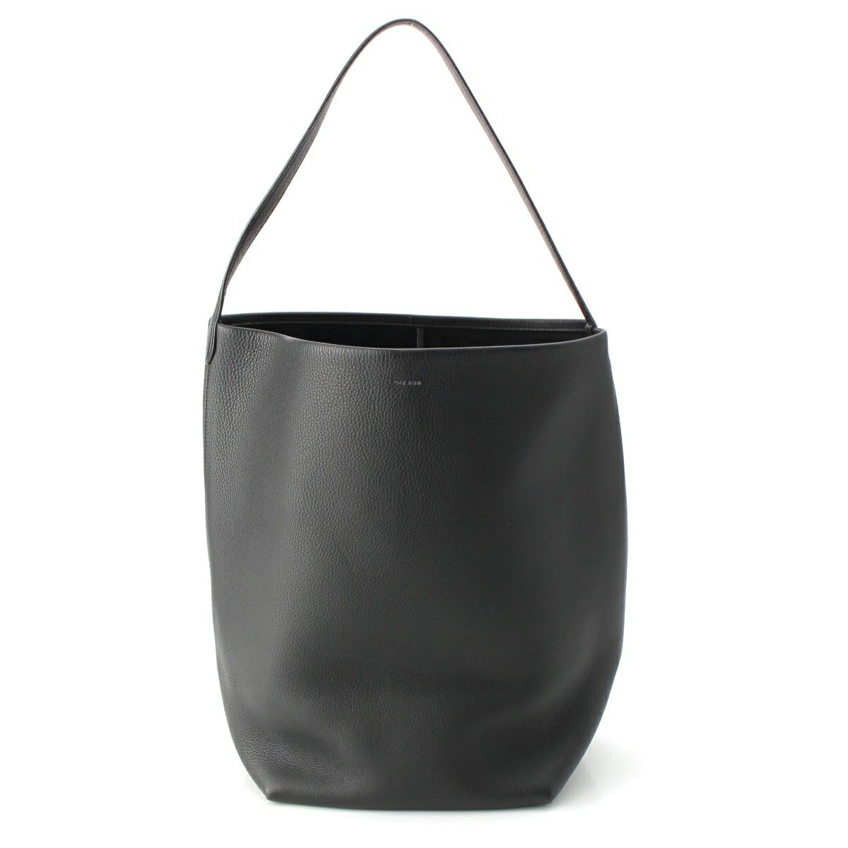 ザロウ パークトート N/S ラージ レザー トートバッグ ブラック | 中古