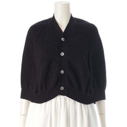 コムデギャルソン 09年 ポンチョ カーディガン トップス GE-N026 ブラック XS