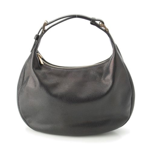 ヴァレクストラ レザー ワンショルダー ハンドバッグ ポーチ V5R25 ブラック