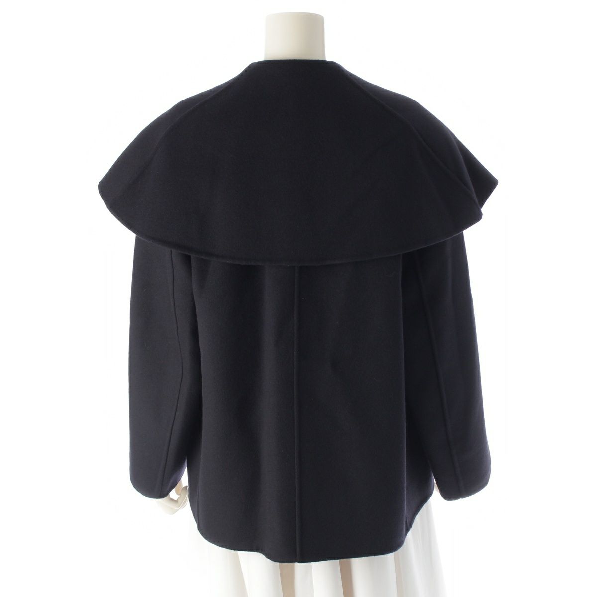 ドゥロワー ウール ケヌキ ビッグカラー ショート コート ドゥロワー ウール ケヌキ ビッグカラー ショート コート ジャケット