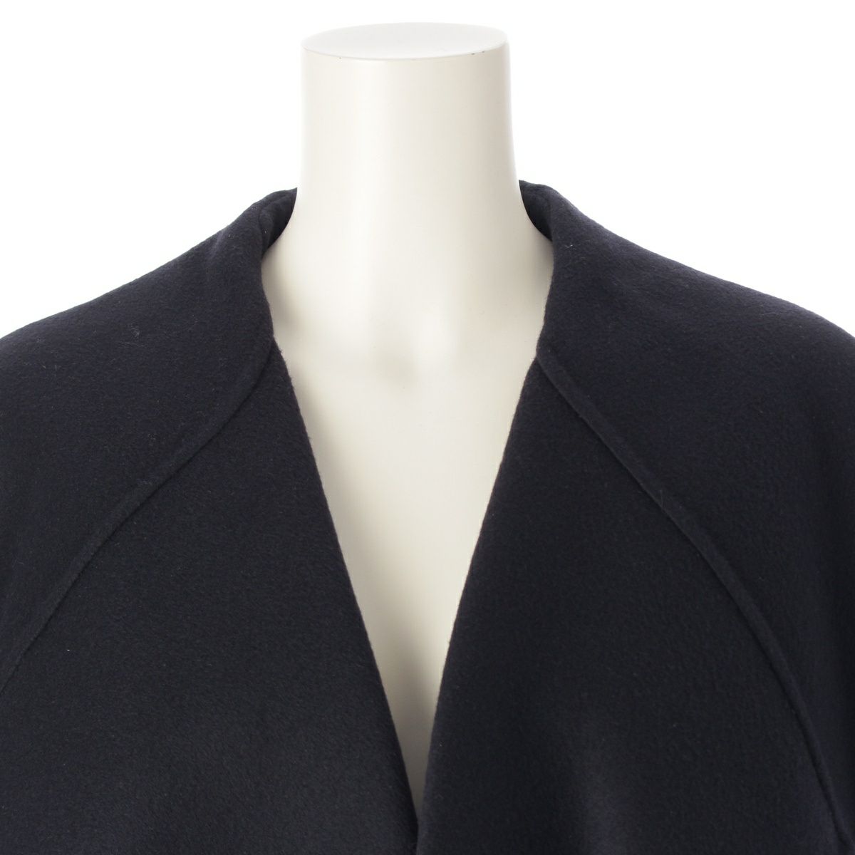 ドゥロワー ウール ケヌキ ビッグカラー ショート コート ジャケット