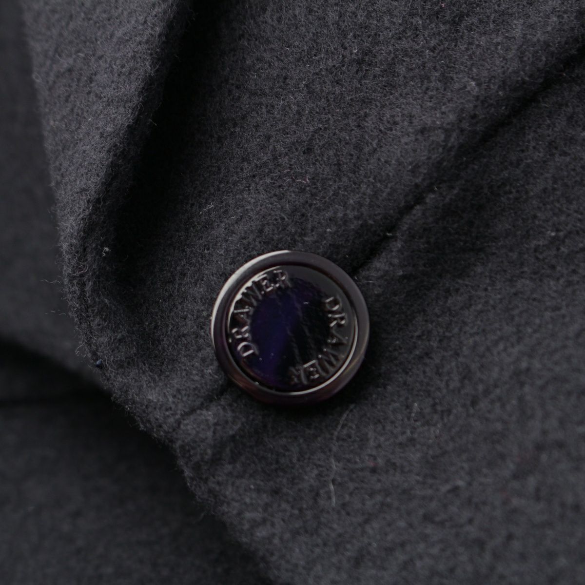 ドゥロワー ウール ケヌキ ビッグカラー ショート コート ドゥロワー ウール ケヌキ ビッグカラー ショート コート ジャケット