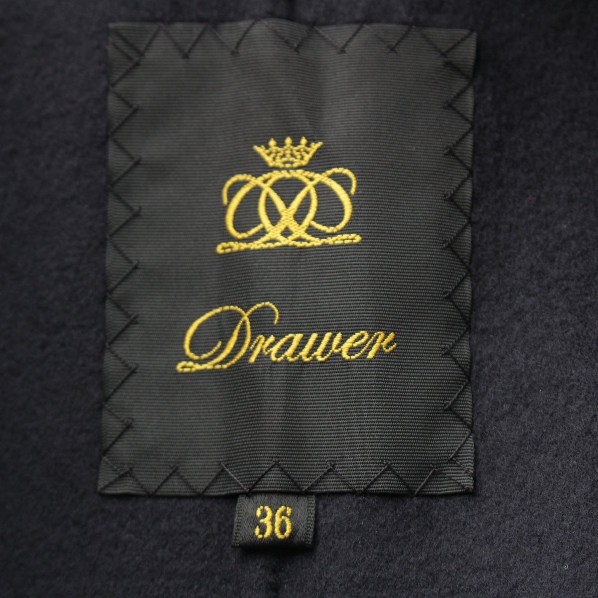 ドゥロワー ウール ケヌキ ビッグカラー ショート コート ドゥロワー ウール ケヌキ ビッグカラー ショート コート ジャケット