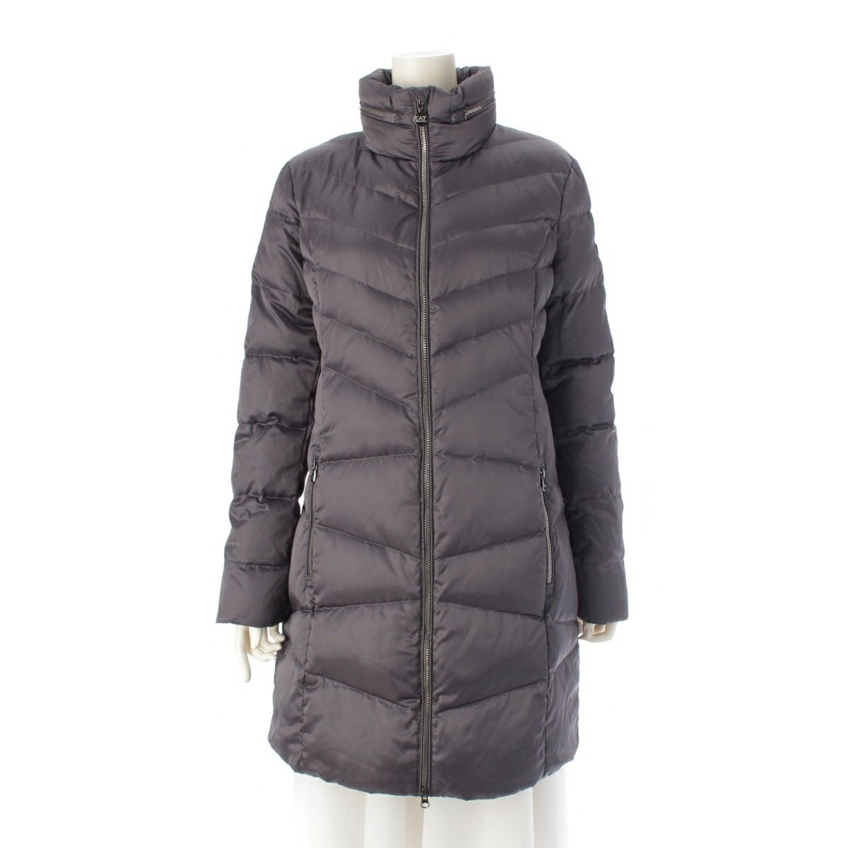 エンポリオ・アルマーニ ロング ダウンコート アウター 6GTL04 TN05Z グレー M