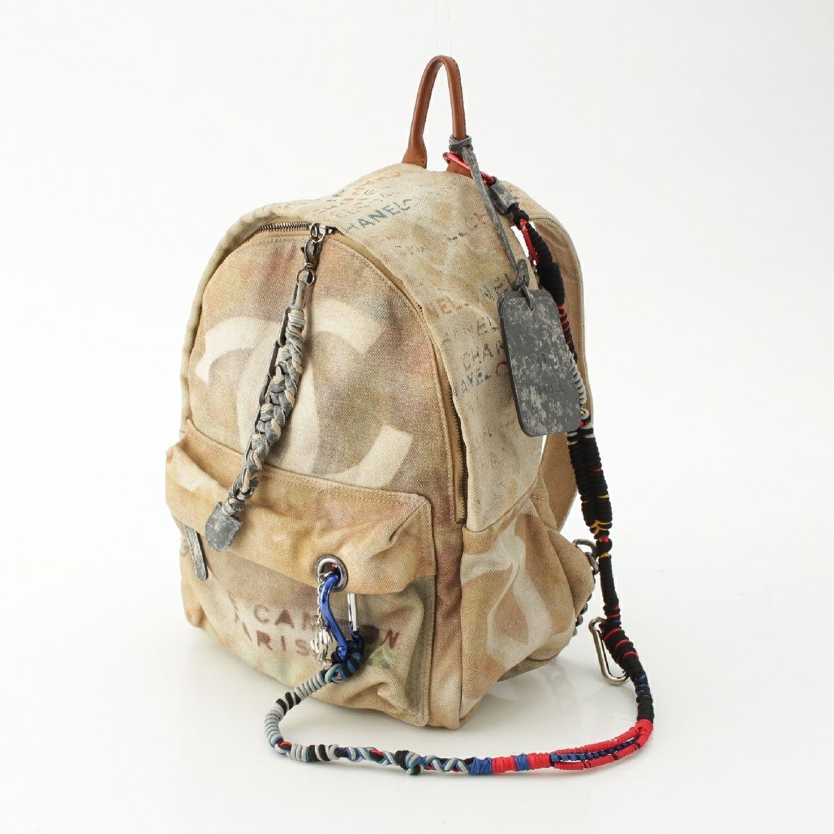 シャネル 14SS マトラッセ ロゴ ココマーク グラフィティ リュック