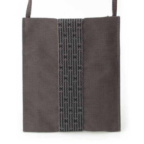 エルメス キャンバス サコッシュ エールライン ショルダーバッグ ブラック