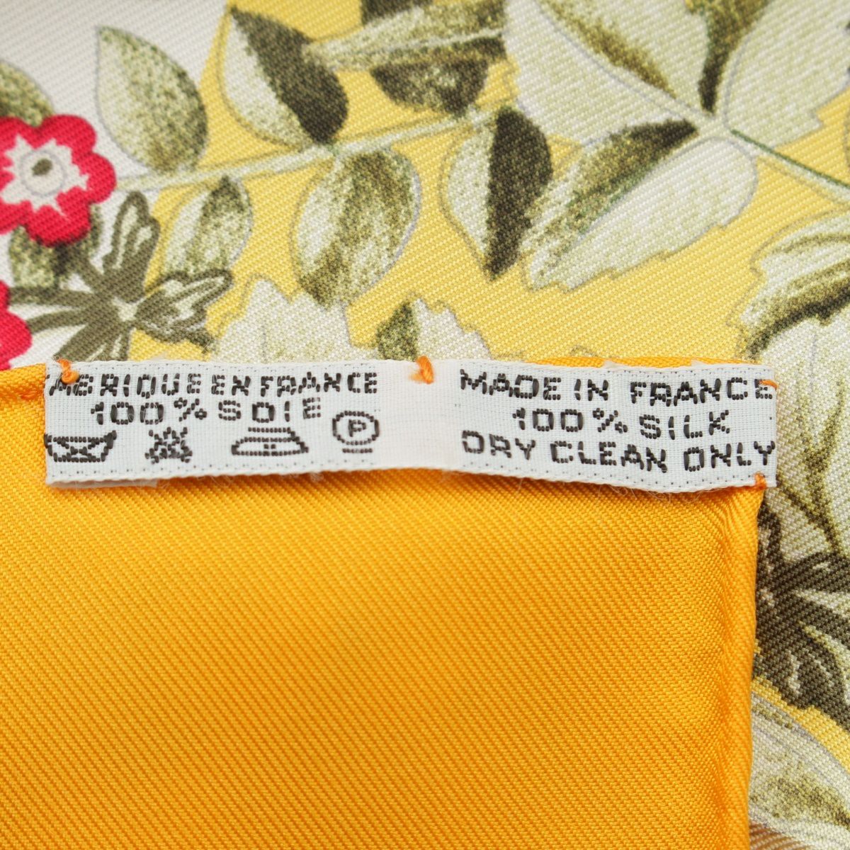 エルメス カレ90 LA PRAIRIE 草原 シルク スカーフ イエロー | 中古