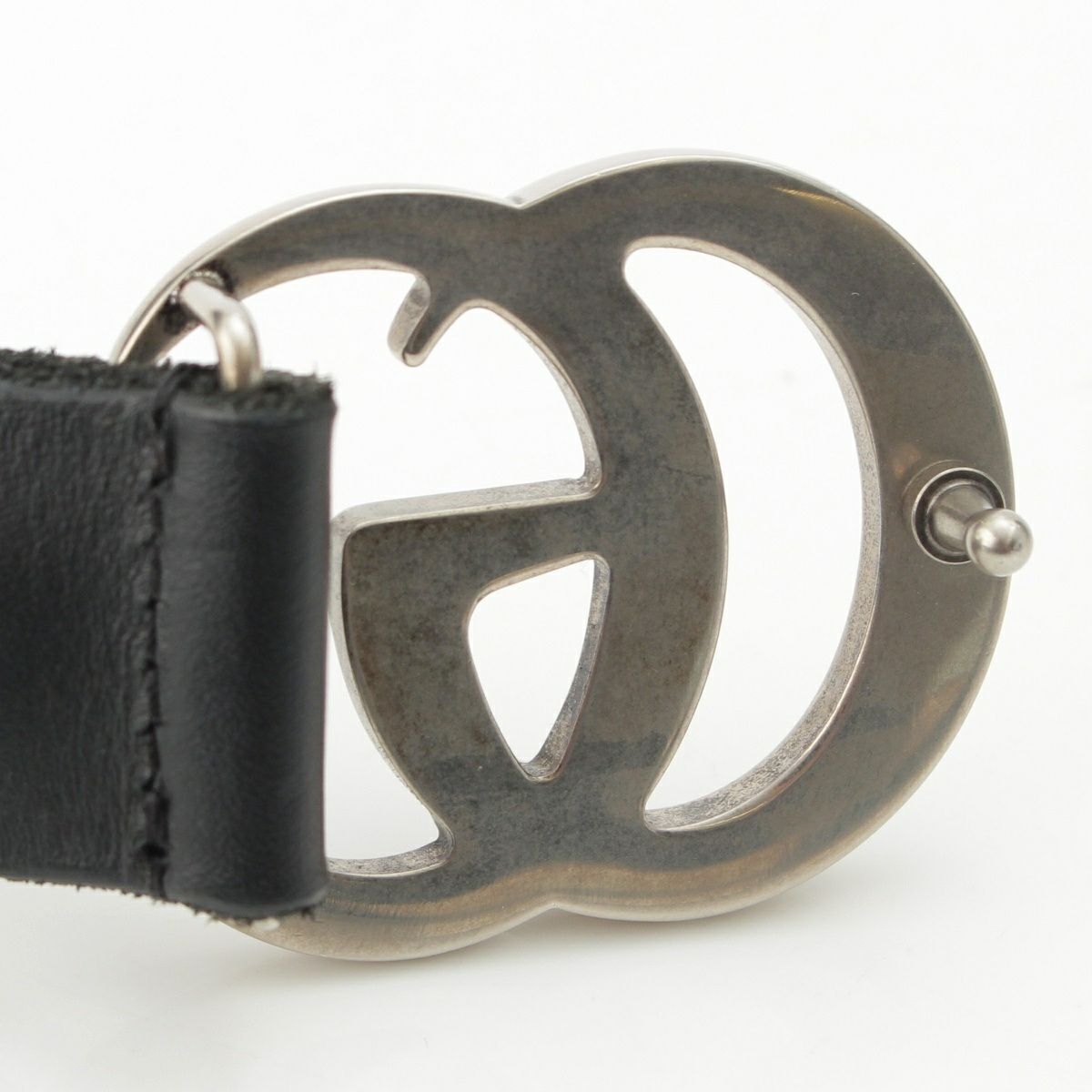 極美品 GUCCI グッチ 414516 GGマーモント レザーベルト 極美品⭐️Gucci マーモント ベルト レザー バックル ゴールド 414516