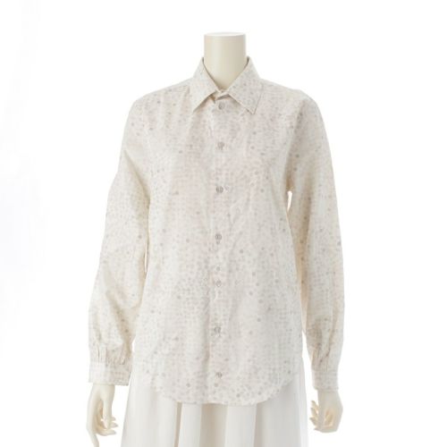 ルイヴィトン モノグラム L/Sシャツ ブラウス トップス ホワイト XS