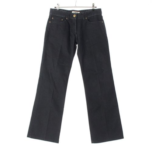 クロエ フィービー期 コーティング デニムパンツ ボトムス ブラック 38