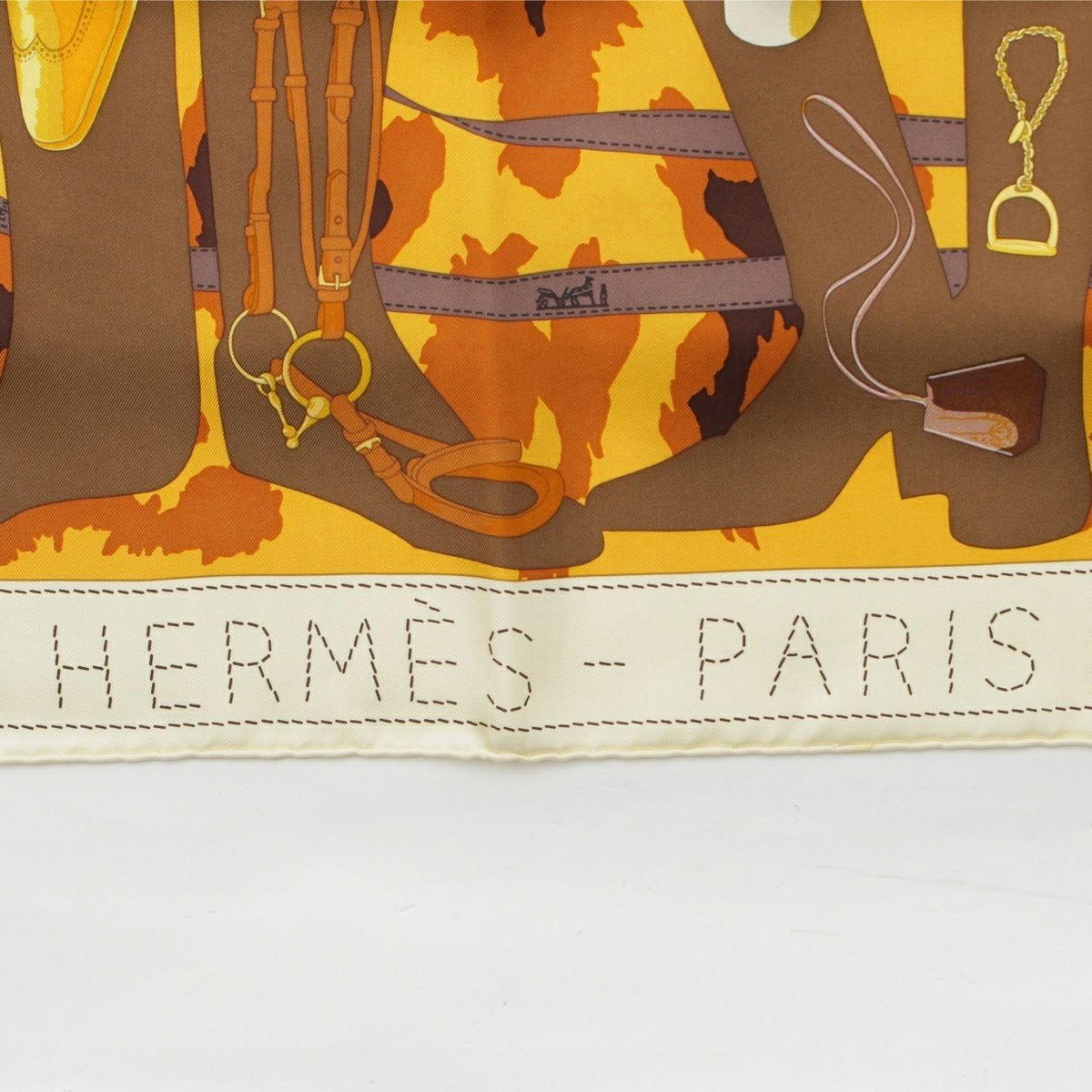 エルメス カレ90 MONSIEUR ET MADAME ムッシュ＆マダム シルク