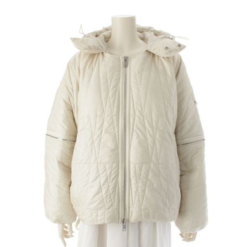 モンクレール 24年 ウィロースミス HAISSA 2way ショート ダウンジャケット アウター ホワイト 0