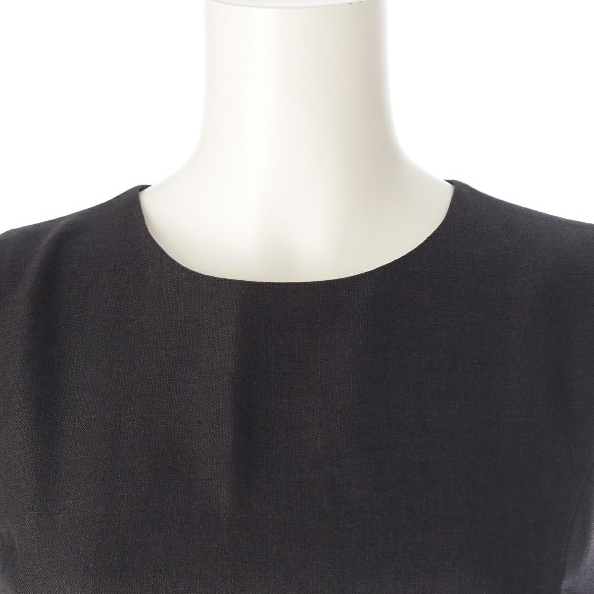 フォクシー ニューヨーク サイドフリル ノースリーブフレア