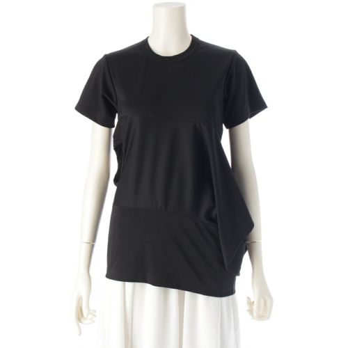 コムデギャルソン AD2022 ドッキング デザイン 変形 カットソー トップス GK-T009 ブラック XS