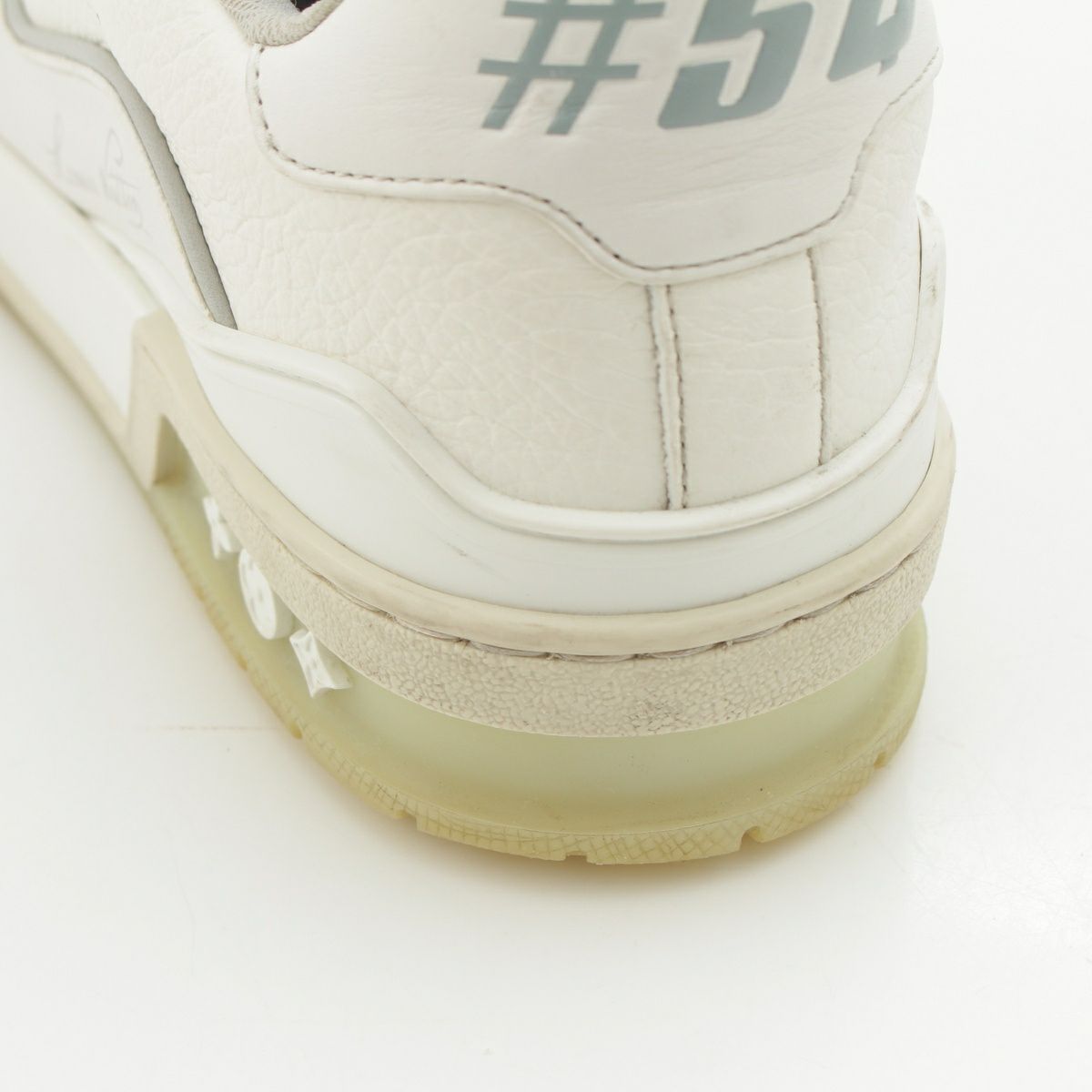 ルイヴィトン LVトレイナーライン レザー ロゴ ローカット スニーカー  