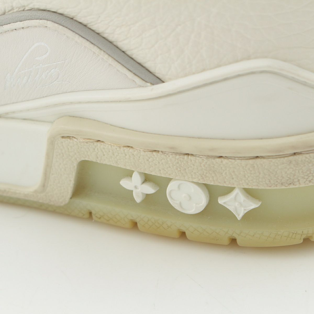 ルイヴィトン LVトレイナーライン レザー ロゴ ローカット スニーカー  