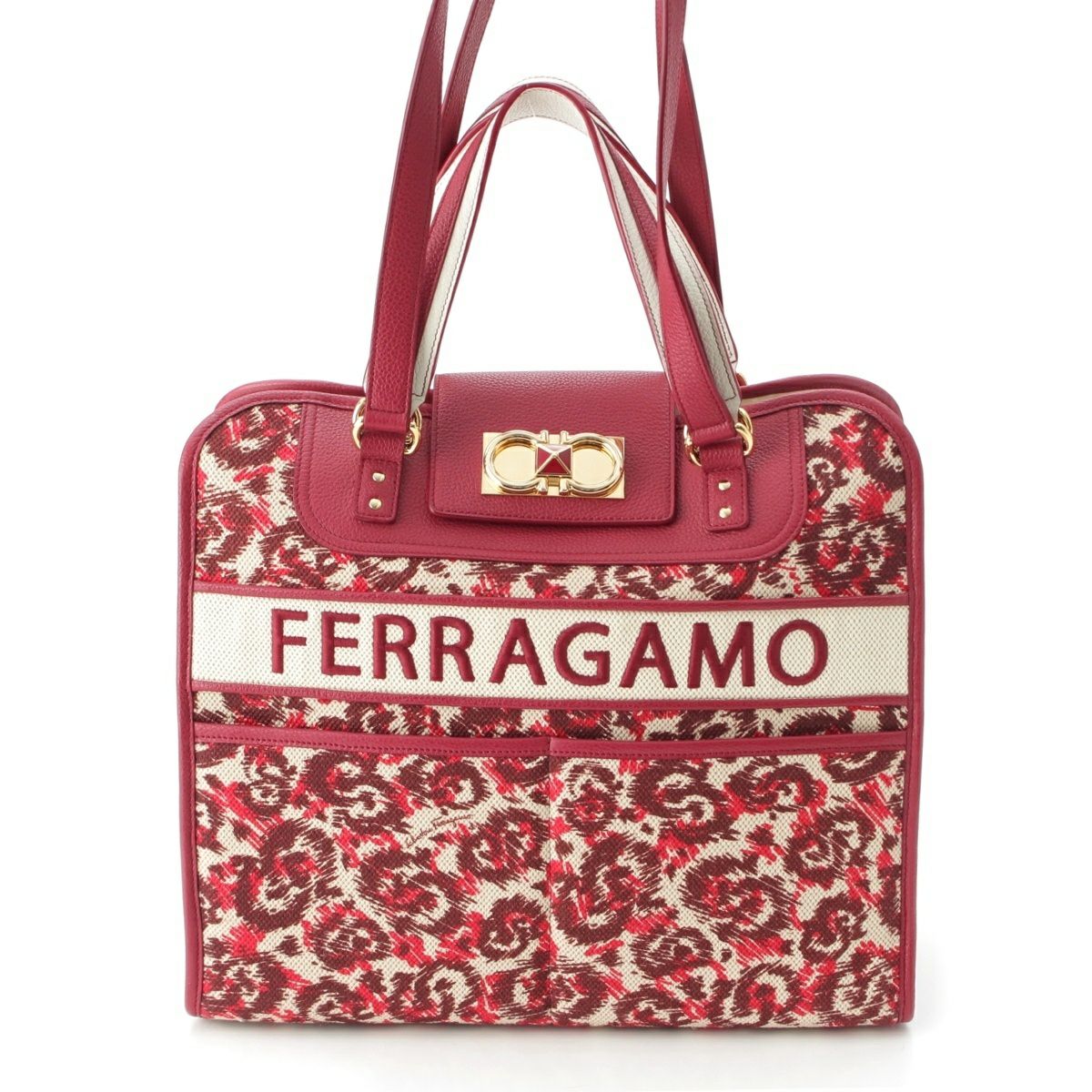 未使用*Ferragamo*フェラガモ 2wayガンチーニチュニック シフォン