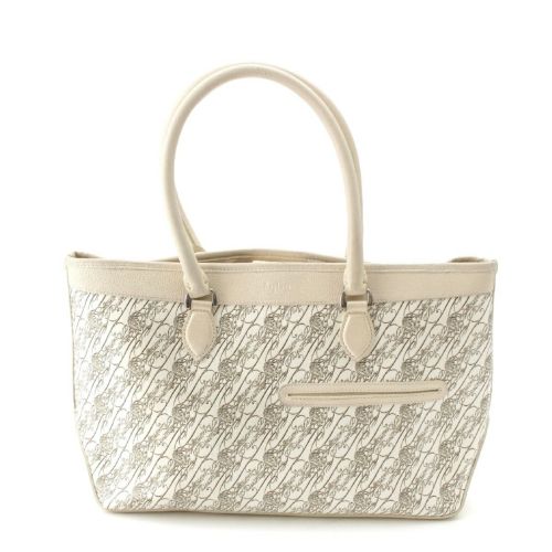 ベルルッティ 誕生10周年記念 限定モデル トゥジュール トワル マルブフ トートバッグ ホワイト