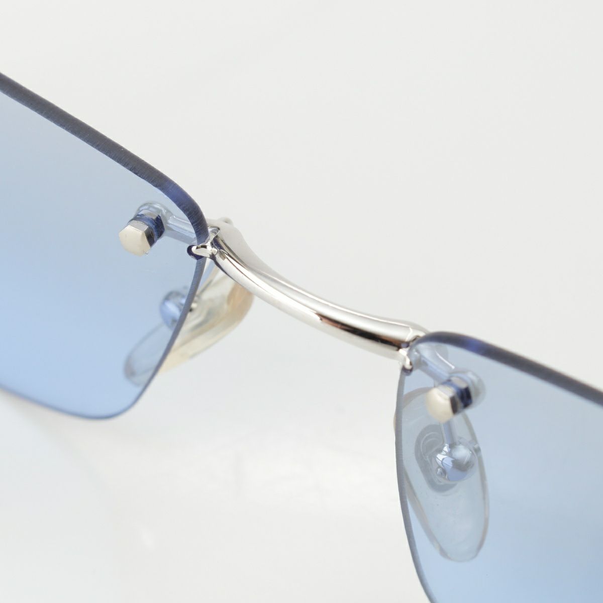 クリスチャンディオール リムレス サングラス アイウェア 58ENH ブルー