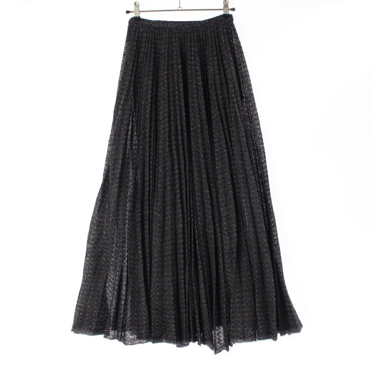 19AW☆クリスチャンディオール シルク混 ワンピース ペプラム