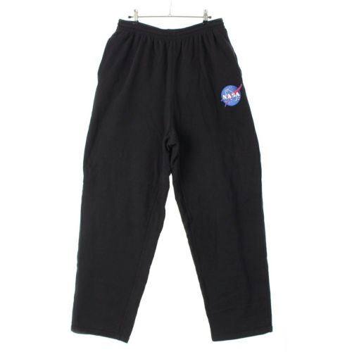 バレンシアガ コットン NASA ボトムス パンツ 641673 ブラック XS
