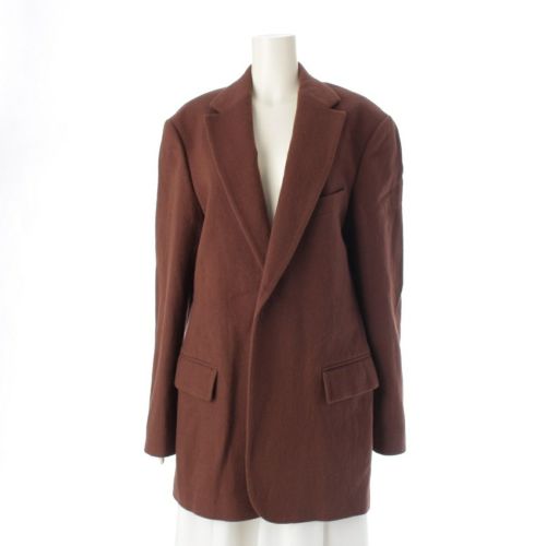 ドリスヴァンノッテン 24AW ウール ナイロン テーラードジャケット アウター 242-010401-9346-703 ブラウン M