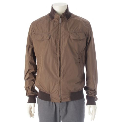 ムーレー FEYEM ロゴ ジップアップ ナイロンジャケット アウター ブラウン 50