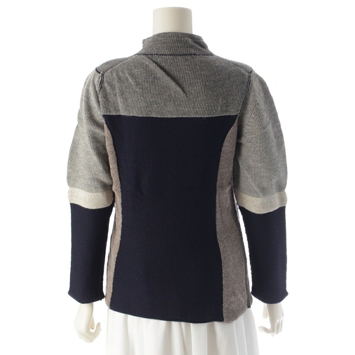 コムデギャルソン AD1998 ウール デザイン モックネック クルーネック  