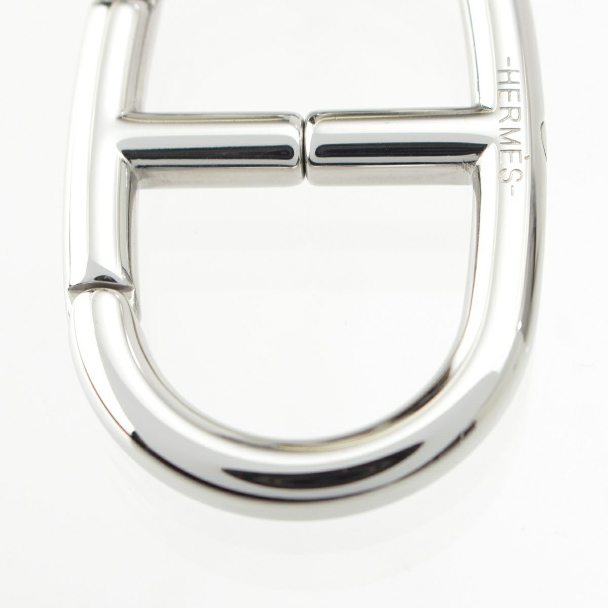 エルメス シェーヌダンクル キーホルダー キーリング シルバー | 中古