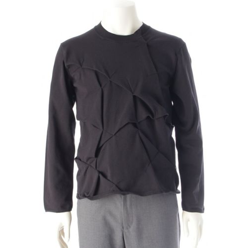 コムデギャルソンオムプリュス AD2020 変形 デザイン ニット セーター トップス PG-N009 ブラック S