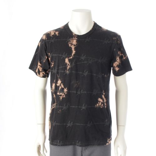 コムデギャルソンオムプリュス AD2006 06AW アーカイブ 有刺鉄線プリント 脱色 半袖Ｔシャツ トップス PR-T020 ブラック S