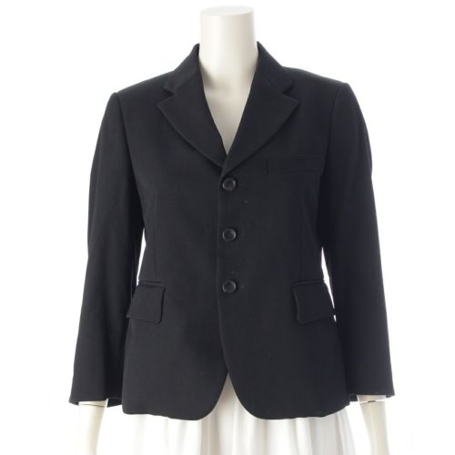 コムデギャルソン AD2019 ウール 3B シングル テーラードジャケット GD-J036 ブラック XS