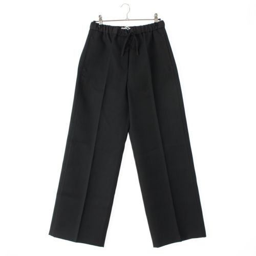 ジルサンダー 24SS ウール ワイドスラックス パンツ ボトムス J52KA0014 ブラック 32