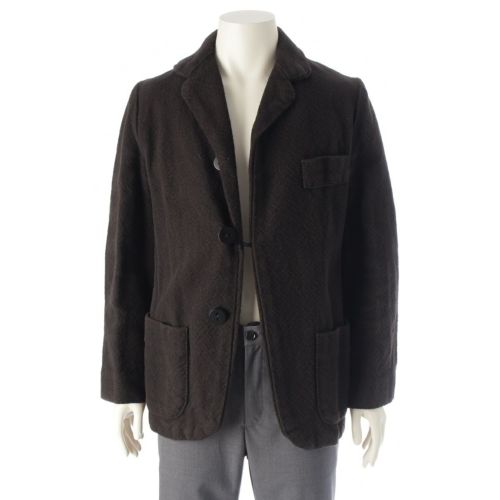 マルタンマルジェラ 1999 99SS コットン 1994ドール期 復刻 Doll Reprinted Edition ニット テーラードジャケット アウター ブラック 42