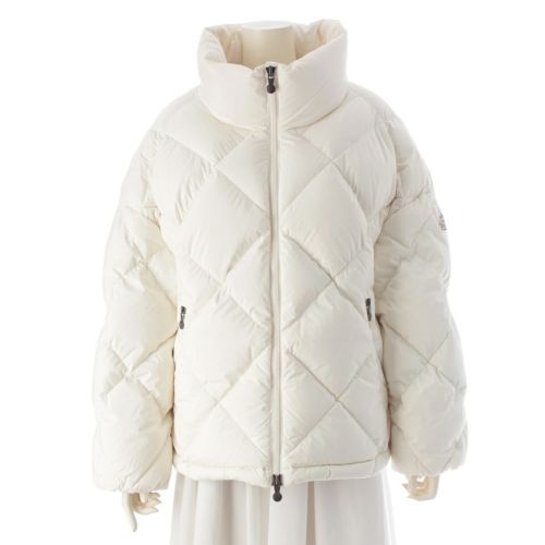 ピレネックス ADELE ロゴワッペン キルティング ダウンジャケット アウター ミルク ホワイト 40