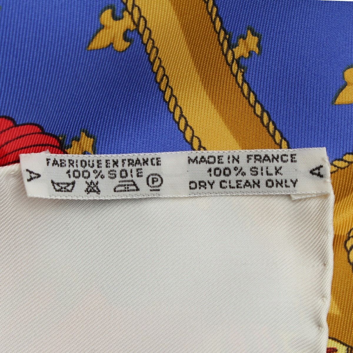 エルメス カレ90 SELLES A HOUSSE カバーへの腰かけ シルク スカーフ