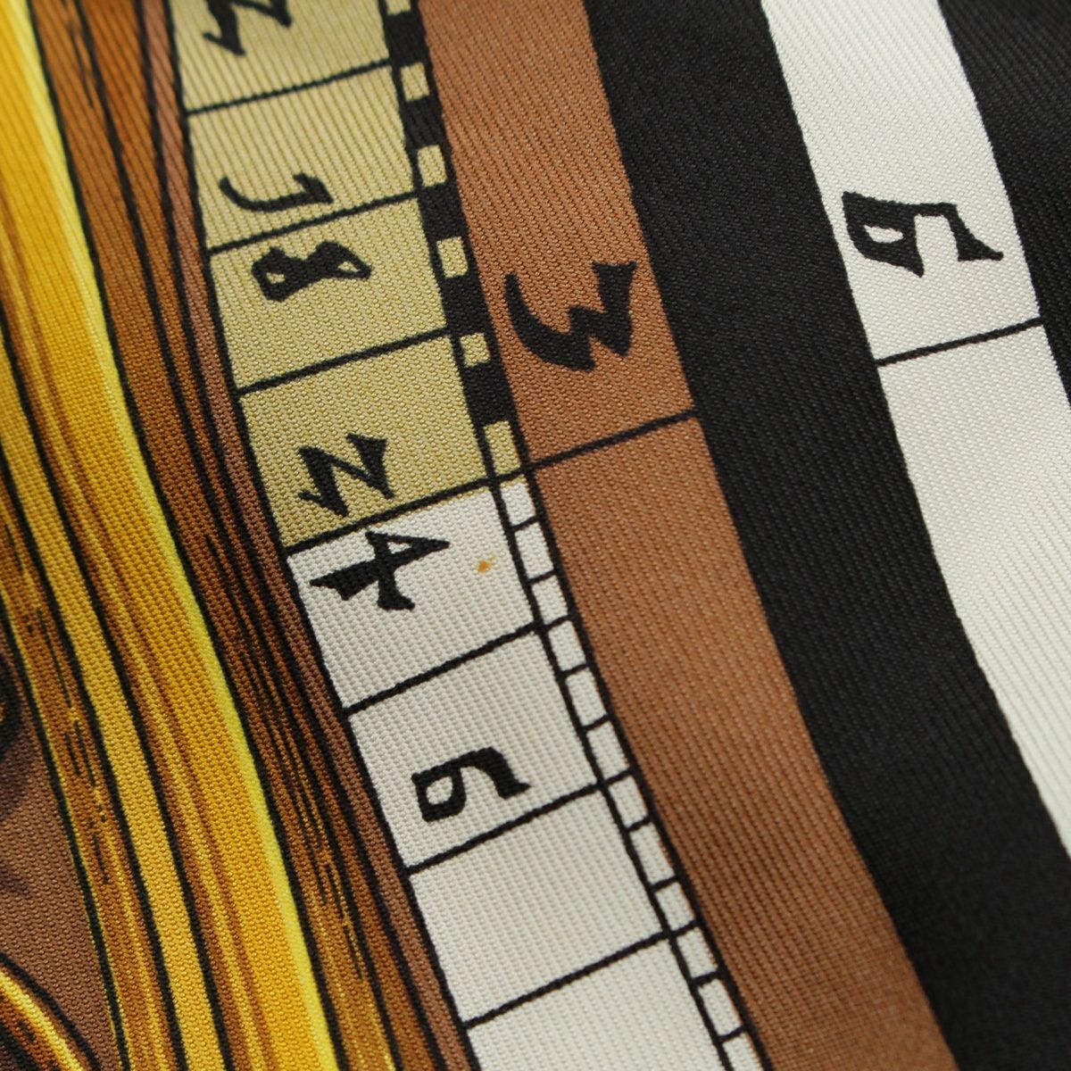 エルメス カレ90 DIES ET HORE 占星術 シルク スカーフ ブラウン