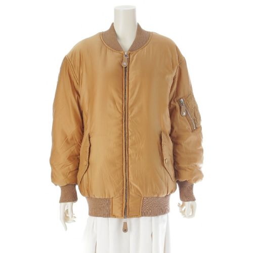 ステラマッカートニー MA1 ボンバージャケット ブルゾン アウター ブラウン 36