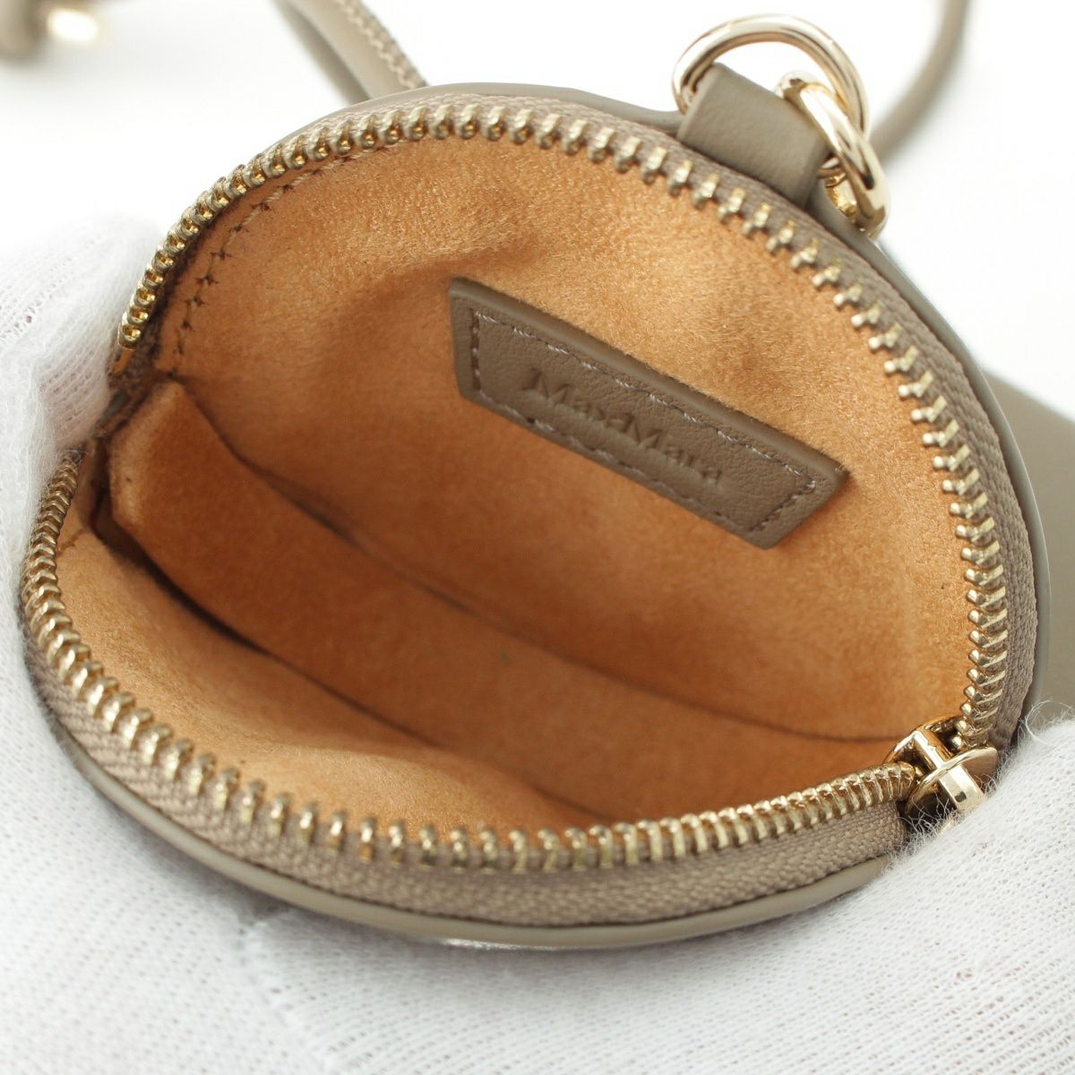 マックスマーラ 23SS カーフレザー ポーチ マルチケース ストラップ