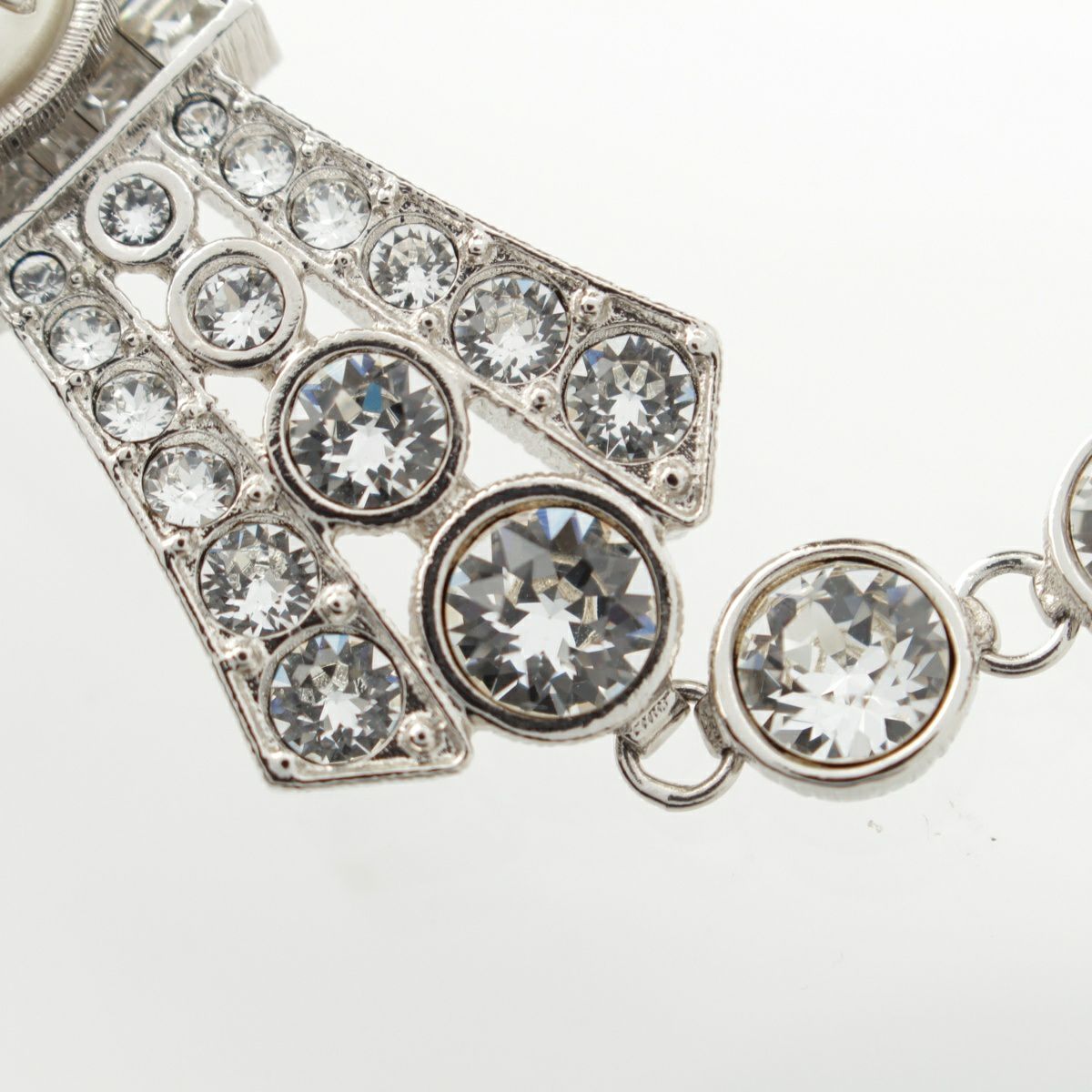 シャネル B23S ココマーク ラインストーン パール リボン ネックレス