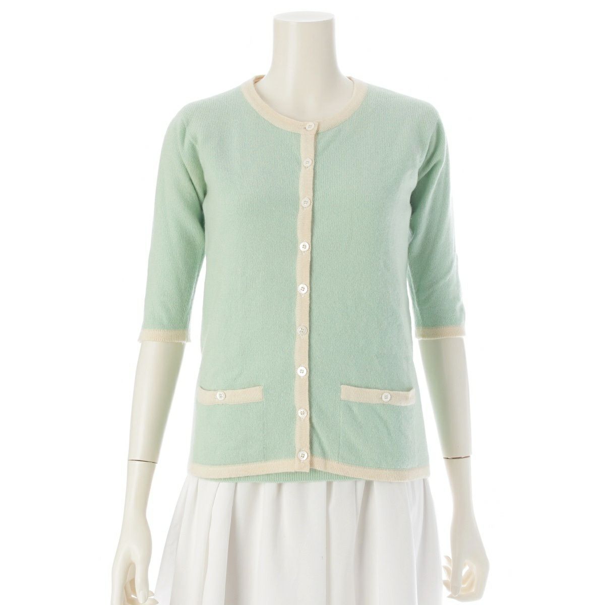 CHANEL シャネル　カーディガン　ニットシャツ　アンサンブル　ヴィンテージ CHANEL シャネル カーディガン ニットシャツ アンサンブル ヴィンテージ