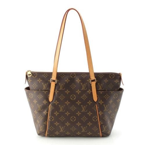 ルイヴィトン モノグラム トータリーPM レザー トートバッグ M41016 ブラウン