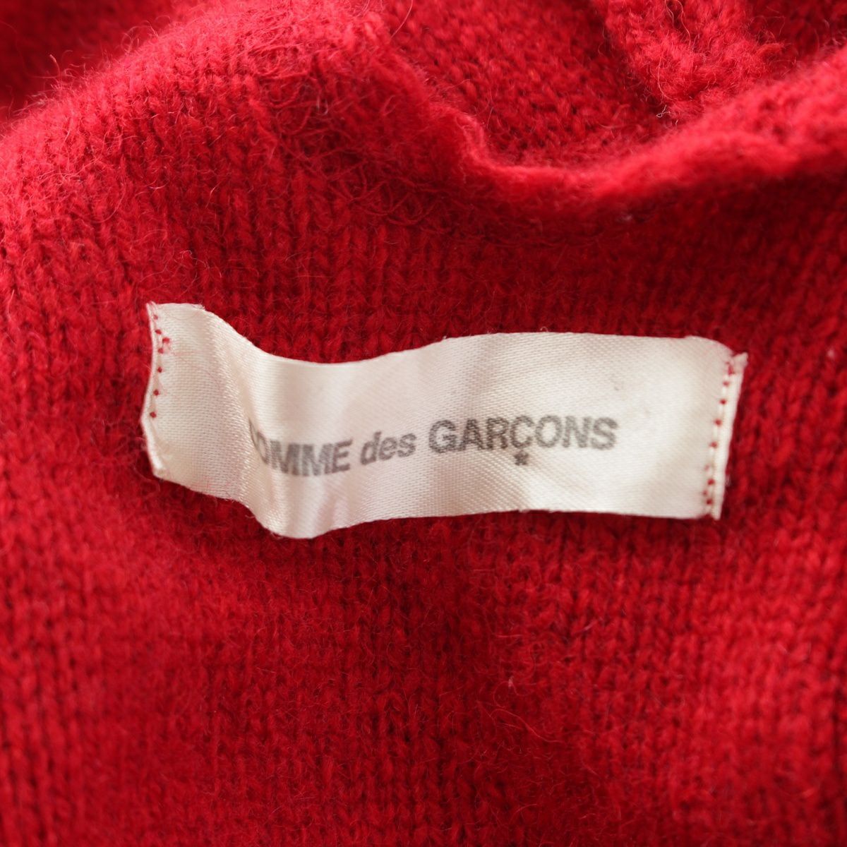 コムデギャルソン AD2003 ウール デザイン 変形 ニット カーディガン  