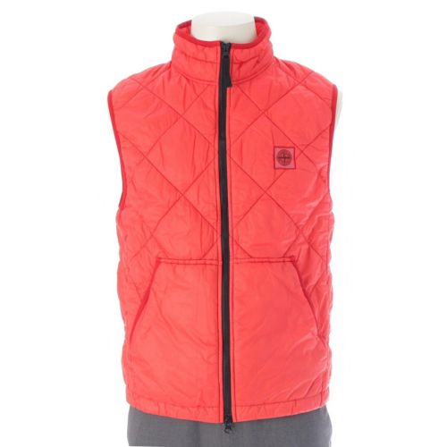 ストーンアイランド GARMENT DYED キルティング 中綿 ベスト アウター 7015G0124 レッド M