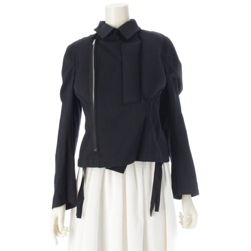 コムデギャルソン AD2010 ウール クッション パディング ライダースジャケット トップス GF-J050 ブラック XS