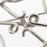 ロエベ アナグラム ロゴ ブローチ シルバー | 中古通販 retro.jp