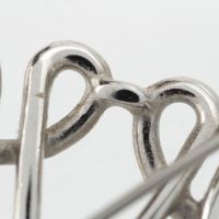 ロエベ アナグラム ロゴ ブローチ シルバー | 中古通販 retro.jp