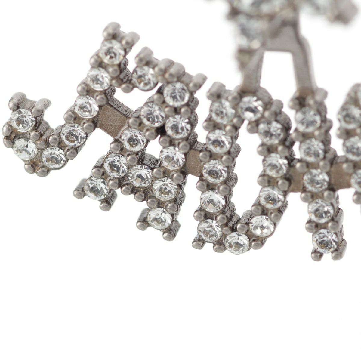 ディオール Jadior bee ビー ラインストーン ピアス 両耳用